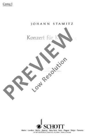 Stamitz, Johann Wenzel Anton: Concerto Bb major