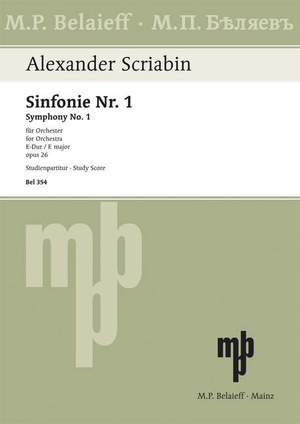 Scriabin, Alexander Nikolayevich: Symphony No 1 E major op. 26