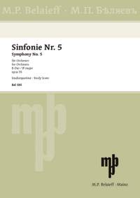Glazunov, Alexander: Symphony No 5 Bb major op. 55