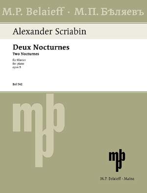 Scriabin, Alexander Nikolayevich: Two Nocturnes op. 5