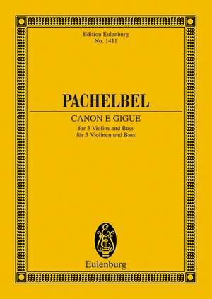 Pachelbel, Johann: Canon e Gigue