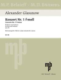 Glazunov, Alexander: Piano Concerto No 1 F minor op. 92