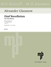 Glazunov, Alexander: Five Novellettes op. 15