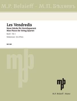 Artcibuscheff, Nikolaj / Blumenfeld, Felix / d'Osten-Sacken, Maximilian / Glazunov, Alexander / Lyadov, Anatoly Konstantinovich / Sokolow, Nikolai / Wihtol, Joseph: Les Vendredis