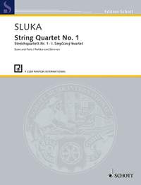 Sluka, Lubos: String Quartet No. 1