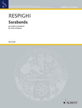 Respighi, Ottorino: Sarabanda P15a