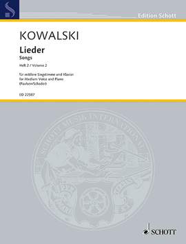 Kowalski, Max: Songs