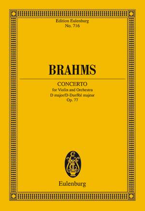 Brahms, Johannes: Concerto D Major op. 77