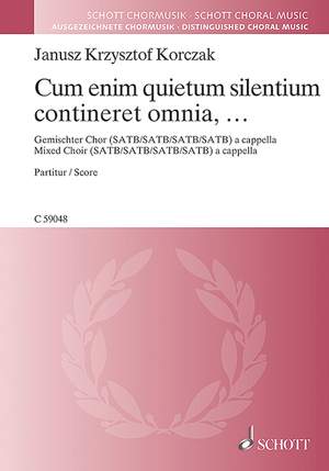 Korczak, Janusz Krzysztof: Cum enim quietum silentium contineret omnia, ...