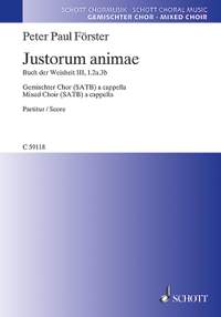 Foerster, Peter Paul: Justorum animae