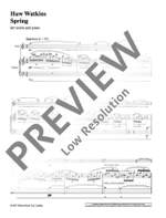 Watkins, Huw: Spring Product Image