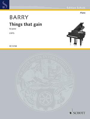 Barry, Gerald: Things that gain