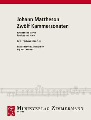 Mattheson, Johann: Twelve Chamber Sonatas