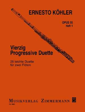 Koehler, Ernesto: Forty Progressive Duets op. 55