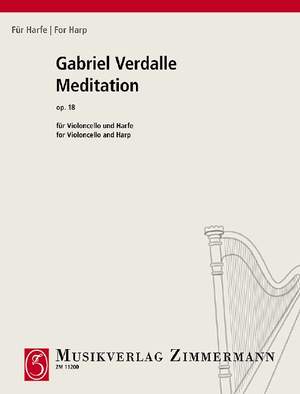 Verdalle, Gabriel: Meditation op. 18