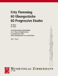 Flemming, Fritz: 60 Progressive Etudes arranged according to the grade of difficulty
