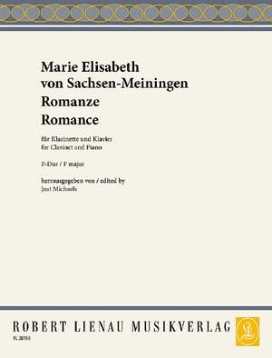 Sachsen-Meiningen, Marie-Elisabeth von: Romance F major
