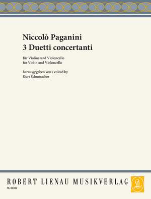 Paganini, Niccolò: 3 Duetti concertanti