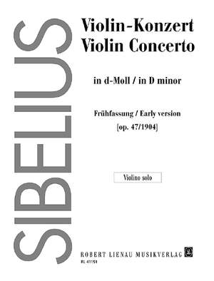 Sibelius, Jean: Violin Concerto D minor op. 47