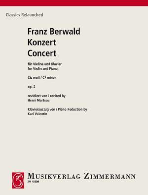 Berwald, Franz: Concerto in C sharp minor op. 2