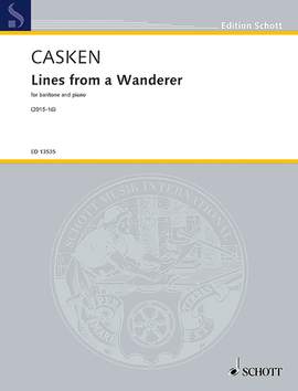 Casken, John: Lines from a Wanderer