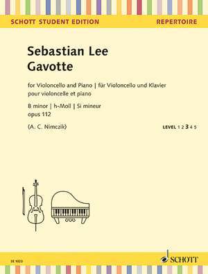 Lee, Sebastian: Gavotte op. 112