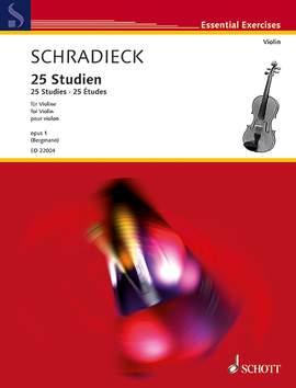 Schradieck, Henry: 25 Studies op. 1