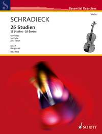 Schradieck, Henry: 25 Studies op. 1