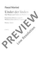 Martiné, Pascal: Under der linden Product Image