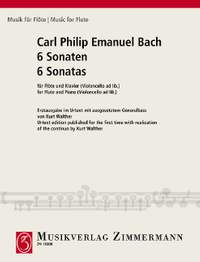 Bach, Carl Philipp Emanuel: 6 Sonatas Wq 125-127, 129, 130, 134