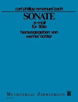 Bach, Carl Philipp Emanuel: Sonata A minor Wq 132