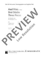 Fries, Axel: Three Pieces Product Image