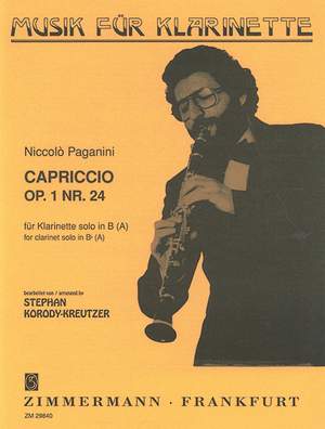 Paganini, Niccolò: Capriccio op. 1/24