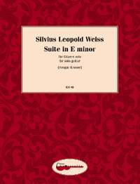 Weiss, Silvius Leopold: Suite in E Minor L. 17