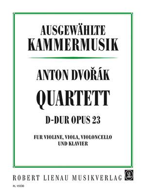 Dvořák, Antonín: Quartet D major op. 23