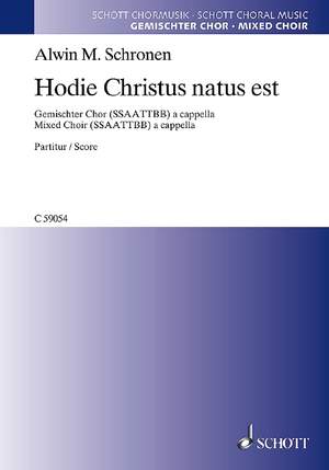 Schronen, Alwin Michael: Hodie Christus natus est