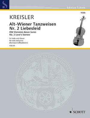 Kreisler, Fritz: Old Viennese dance tunes