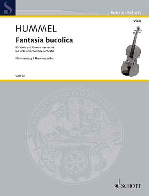 Hummel, Bertold: Fantasia bucolica op. 13f
