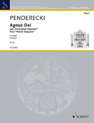 Penderecki, Krzysztof: Agnus Dei