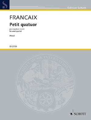 Françaix, Jean: Petit quatour