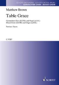 Brown, Matthew: Table Grace