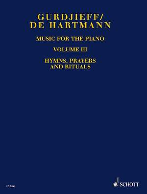 Gurdjieff, Georges Ivanovich / Hartmann, Thomas de: Music for the Piano