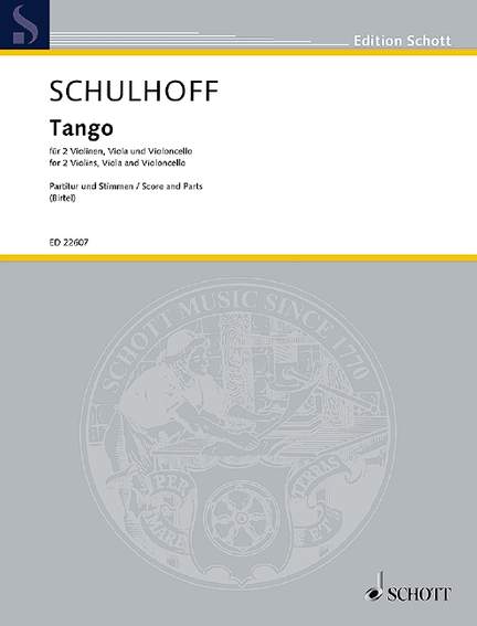 Schulhoff, Erwin: Tango