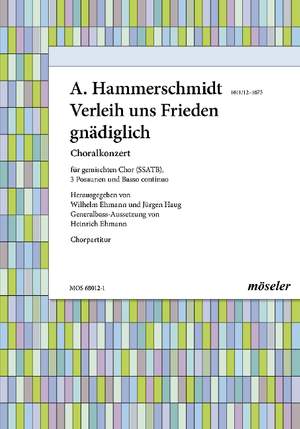 Hammerschmidt, Andreas: Verleih uns Frieden gnädiglich