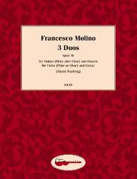 Molino, Francesco: 3 Duos op. 16