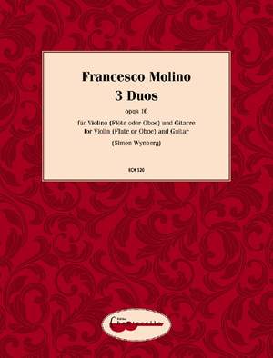 Molino, Francesco: 3 Duos op. 16