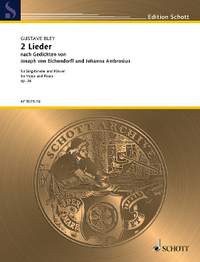 Bley, Gustava: Zwei Lieder op. 26