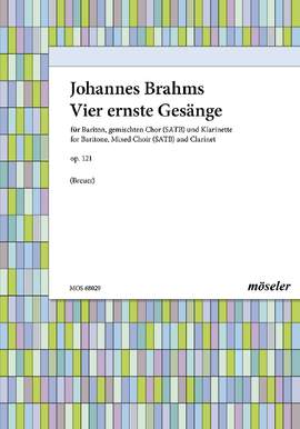 Brahms, Johannes: Four serious songs op. 121