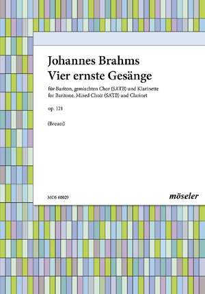 Brahms, Johannes: Four serious songs op. 121