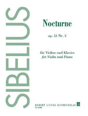 Sibelius, Jean: Nocturne op. 51/3
